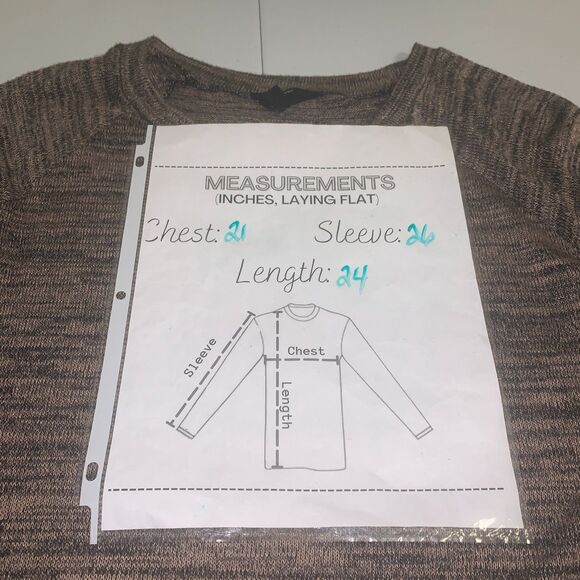 Sweet Wanderer Side-Button Cozy Knit Sweater Women’s Medium Marled Brown - Picture 8 of 8